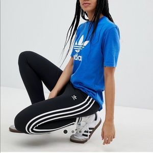 adidas originals three striped leggings